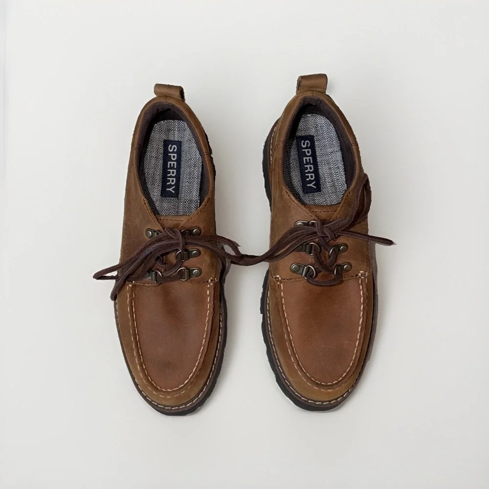 Sperry Leather Mountain-Sider Lace Up Oxford Men's Size 7 Lug Heel Waterproof
